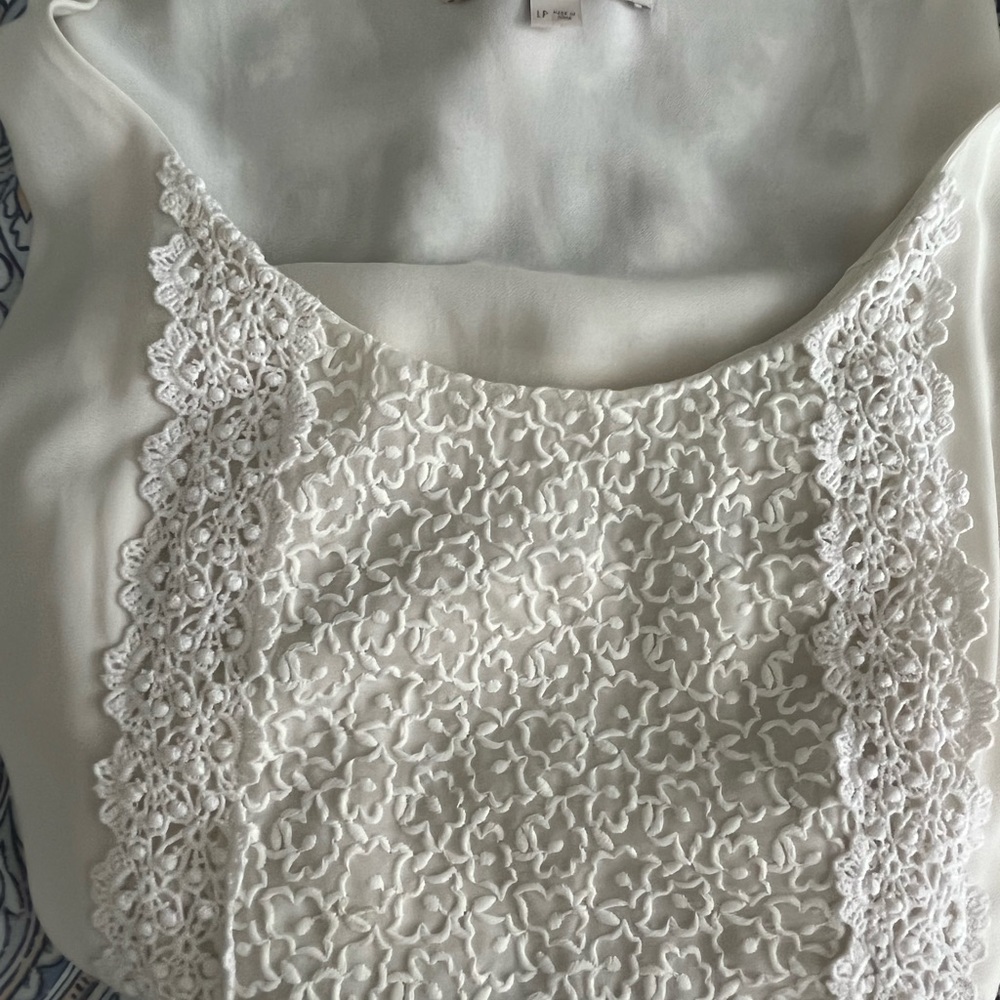 LOFT | Cream Sleeveless Blouse - Picture 2 of 15